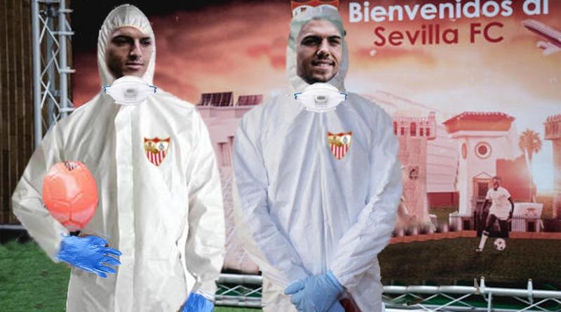 El Sevilla FC presenta la equipación especial para medirse contra La Roma